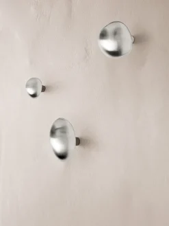 Ferm Living Lemon hook, Brushed stainless steel Silver-coloured Sale