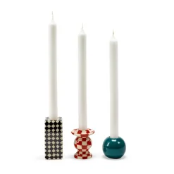 Serax Les Objets Mouleversants N°3 candlestick, Green