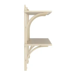 Swedese Levi shelf, Lacquered ash-brass, 2 shelves, 180 cm Beige Online
