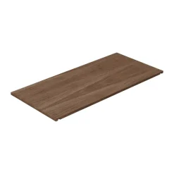 MOEBE Lid to storage box 28x60 cm, Smoked oak Brown