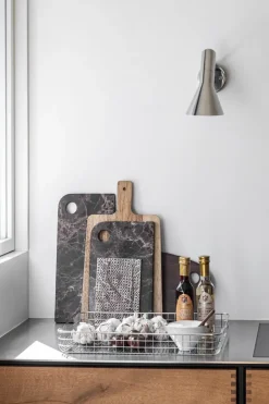 Mette Ditmer Lift tray 33.5x45.5 cm, Chrome Silver-coloured New