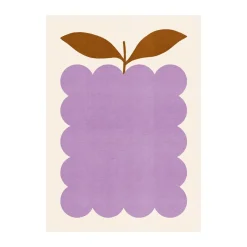 Paper Collective Lilac Berry poster, 30x40 cm PurpleBrownWhite Hot