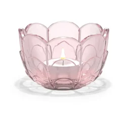 Holmegaard Lily candle holder Ø7 cm, Cherry blossom Pink Clearance