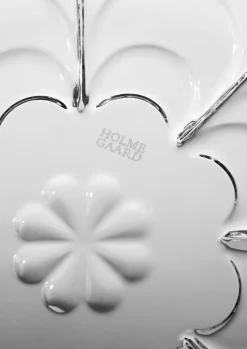 Holmegaard Lily candle holder Ø7 cm, Clear Transparent Discount
