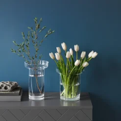 Kosta Boda Limelight Rose vase 23 cm, Clear Transparent Discount