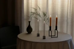 Audo Copenhagen Line candle holder, Black Hot