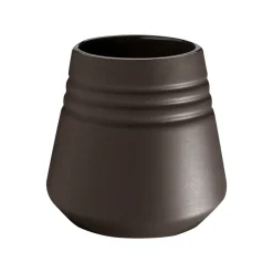 NJRD Lines vase 8 cm, Brown Best