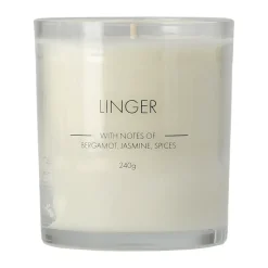 Scandi Essentials Linger scented candle, 260 g White Hot