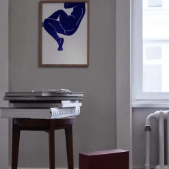Paper Collective Linocut III poster, 50x70 cm Blue Hot