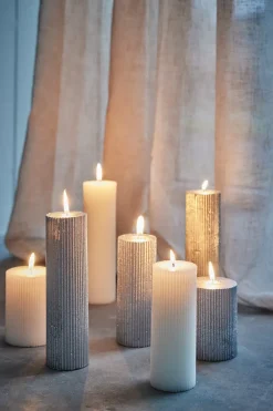 Lene Bjerre Lissa candle Ø6x20 cm, White Hot