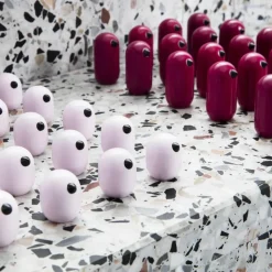 Normann Copenhagen Little Bird colour, rose, 3 cm Pink New