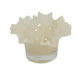 Olsson & Jensen Loa tealight holder 14 cm, Vanilla White Outlet