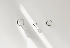 Normann Copenhagen Loop hook medium Ø7.8 cm, Brushed Zinc Silver-coloured Discount