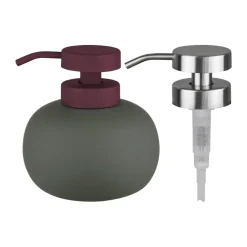 Mette Ditmer Lotus play soap pump low, incl. 2 pump heads, Dark olive Green Discount