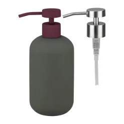 Mette Ditmer Lotus play soap pump tall, incl. 2 pump heads, Dark olive Green New