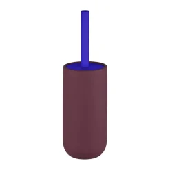 Mette Ditmer Lotus play toilet brush, incl. 2 toilet brush heads, Wine Red Hot