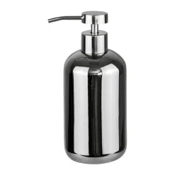 Mette Ditmer Lotus soap dispenser high, Chrome Silver-coloured Best