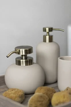 Mette Ditmer Lotus soap dispenser high, Sand Beige Sale