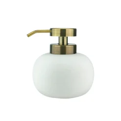Mette Ditmer Lotus soap dispenser low, White Clearance