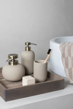 Mette Ditmer Lotus soap dispenser, Sand (off-) White Clearance