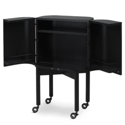 Northern Loud bar cabinet on wheels, Black Online