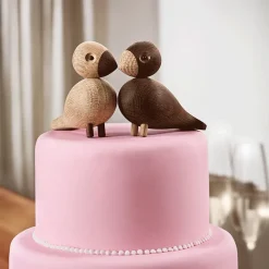 Kay Bojesen Denmark Lovebirds, 2-pack Brown