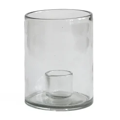 Tell Me More Luna candle sticks Ø12 cm, Clear Transparent Hot