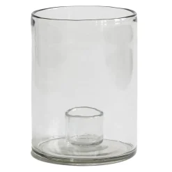Tell Me More Luna candle sticks Ø14 cm, Clear Transparent New