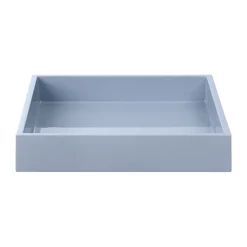 Mojoo Lux lacquered decorative tray 19x19x3,5 cm, Powder Blue Online