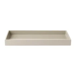 Mojoo Lux lacquered decorative tray 38x19x3.5 cm, Latte Grey Best