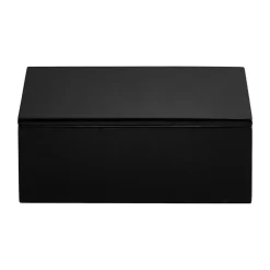 Mojoo Lux lacquered storage box 19x19x7 cm, Black Sale