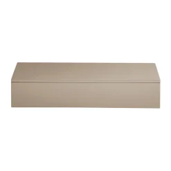Mojoo Lux lacquered storage box 38x19x7 cm, Fawn Grey Discount