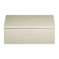 Mojoo Lux lacquered storage box 19x19x7 cm, Latte Grey
