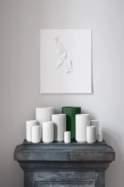 Lyngby Porcelæn Lyngby vase, Dark , 31 cm Green Outlet