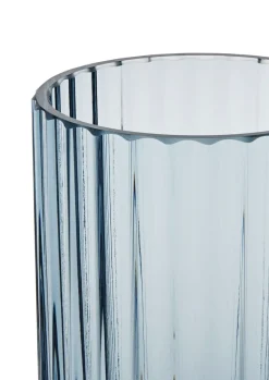 Lyngby Porcelæn Lyngby vase glass midngiht , 12.5 cm Blue Hot