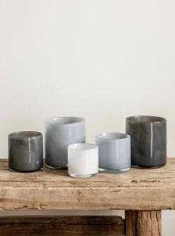 Tell Me More Lyric lantern XS, Dusty (light) Blue Sale