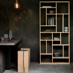 Ethnicraft M Rack bookshelf large, Hardwax oiled oak Beige Sale