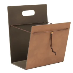 LIND DNA Magazine Holder Nupo M, nature-bronze Brown New