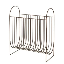 Broste Copenhagen Maggie newspaper stand, puce aubergine Brown