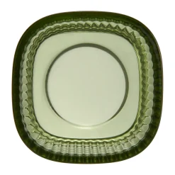 Orrefors Magica candle holder super circle 5 cm, Green