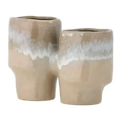 Bloomingville Maiak flower pot 23x16x11 cm, Brown Clearance