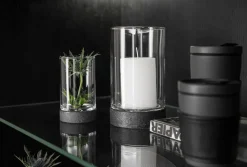 Villeroy & Boch Manufacture Rock Home Hurricane lantern L, Black Hot