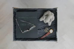 Mette Ditmer Marble decoration tray large 30x40 cm, Black-grey BlackGrey Best