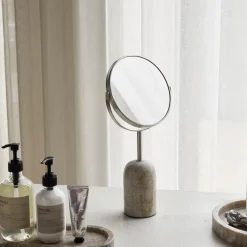 Meraki Marble double-sided mirror, Beige Outlet