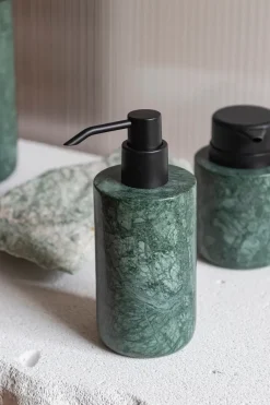Mette Ditmer Marble soap dispenser 17.5 cm, Dark forest Green Sale