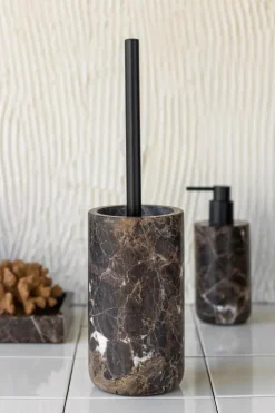 Mette Ditmer Marble toilet brush 36 cm, Brown Best