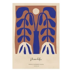 Paper Collective Marchita poster, 50x70 cm BlueBeigeBrown Clearance