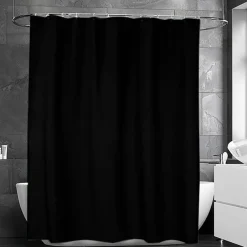 Etol Design Match shower curtain, Black