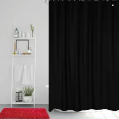 Etol Design Match shower curtain, Black