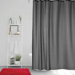 Etol Design Match shower curtain, graphite Grey Clearance